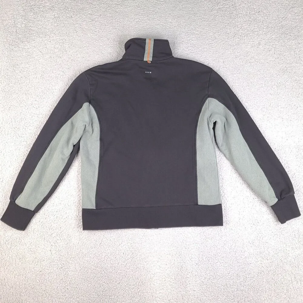 Boss Hugo Track‎ Jacket Mens Medium Black Full Zip